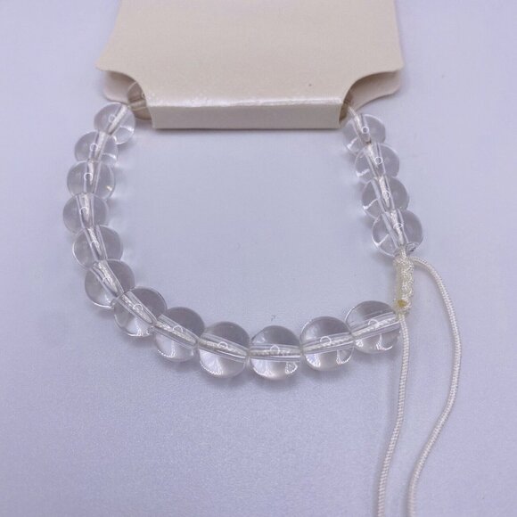 Aura Clear Bead Adjustable Bracelets New - Picture 3 of 4